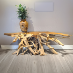 Handmade Teak Root Coffee Table SINLCF003 - 47"L x 31"H x 16"W Natural