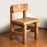 Stylish Wood Toddler Chair for Playroom Desk 14in
